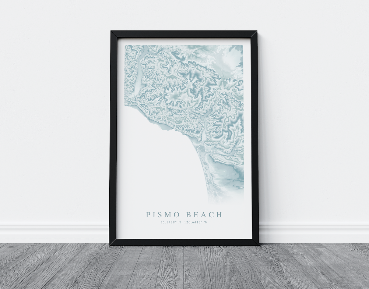 Pismo Beach Map Print