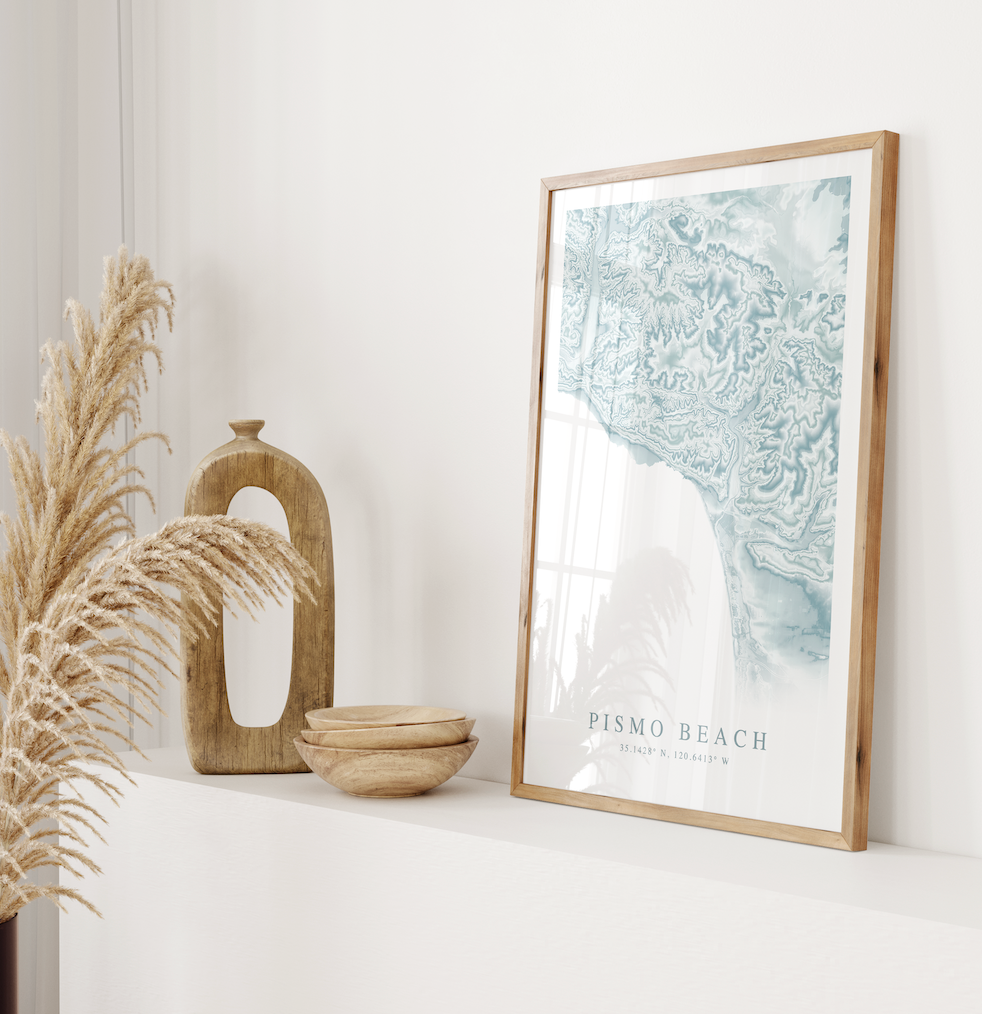 Pismo Beach Map Print