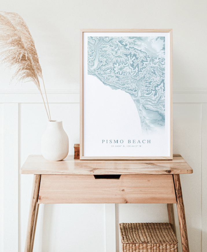 Pismo Beach Map Print