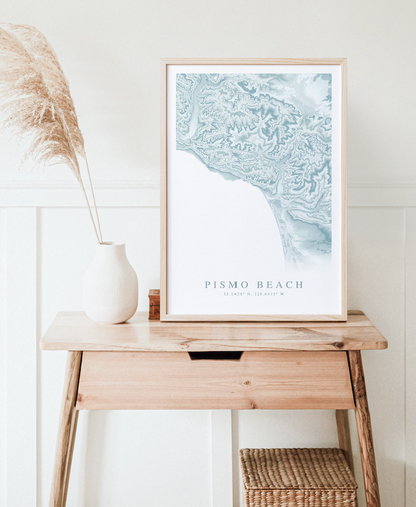 Pismo Beach Map Print