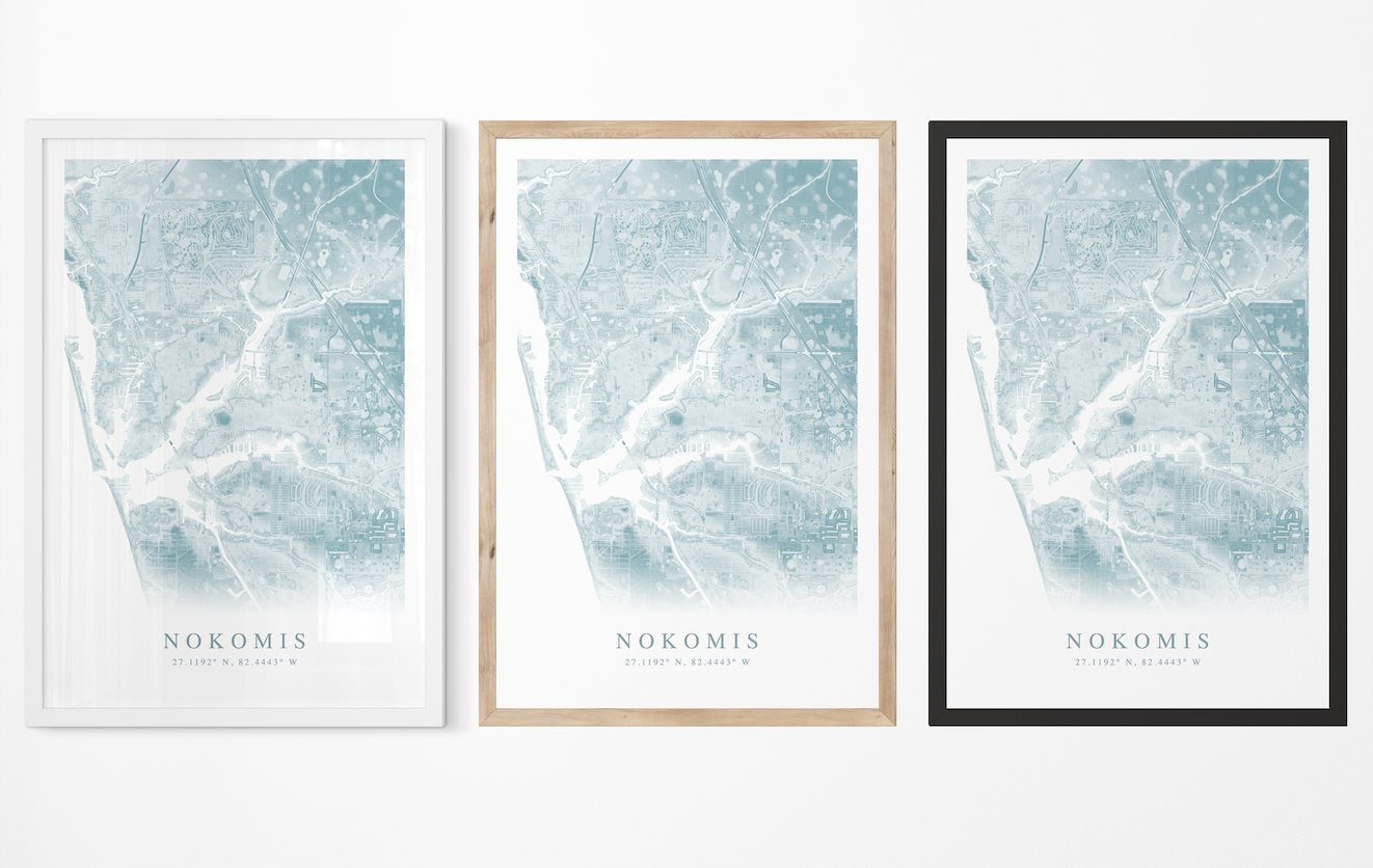 Nokomis Map Print