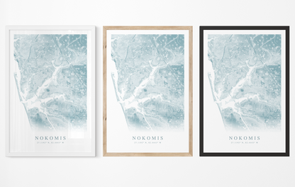 Nokomis Map Print