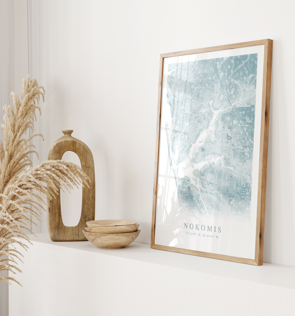 Nokomis Map Print