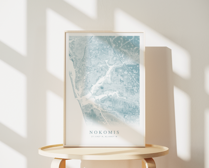Nokomis Map Print