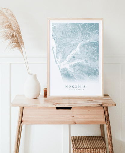 Nokomis Map Print