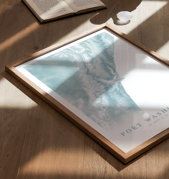 Port Washington WI Map Print