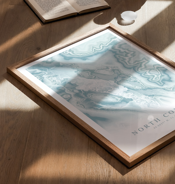North Conway Map Print