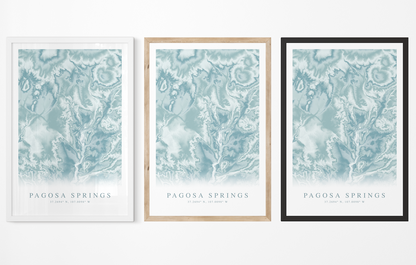 Pagosa Springs CO Map Print