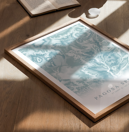 Pagosa Springs CO Map Print