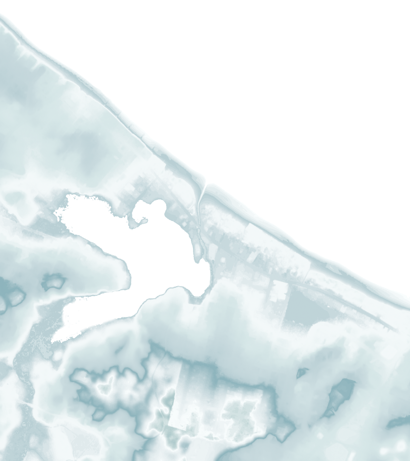 White Horse Beach Map Print