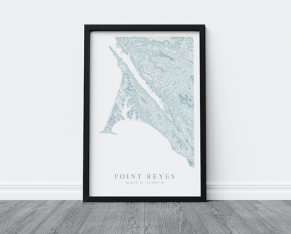 Point Reyes Map Print