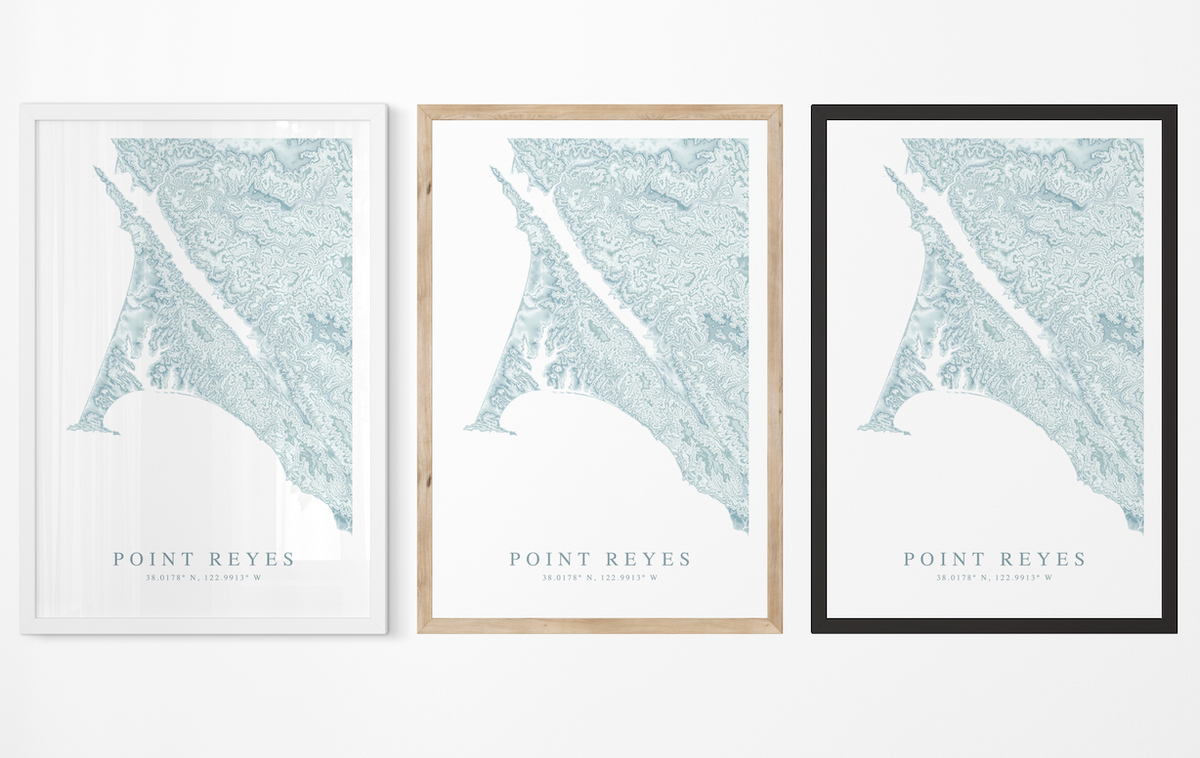 Point Reyes Map Printable Point Reyes Map Print – VirtualMap