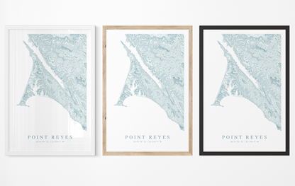 Point Reyes Map Print