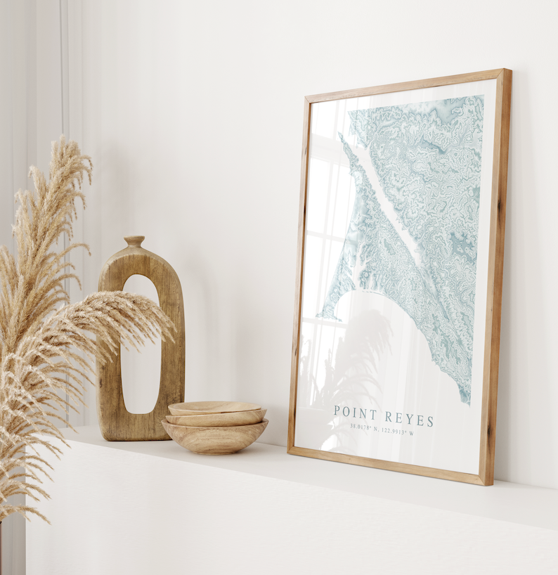 Point Reyes Map Print
