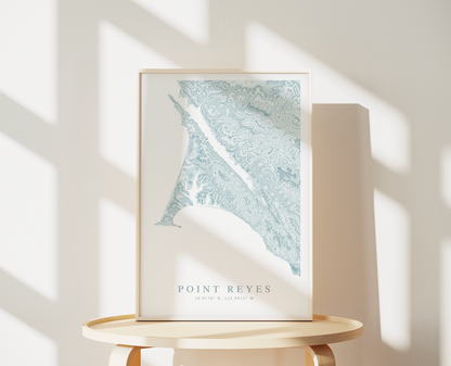 Point Reyes Map Print