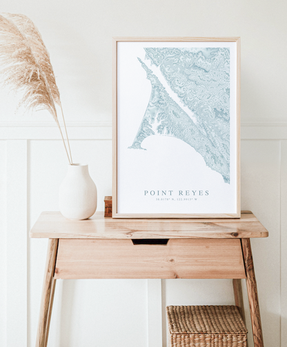 Point Reyes Map Print