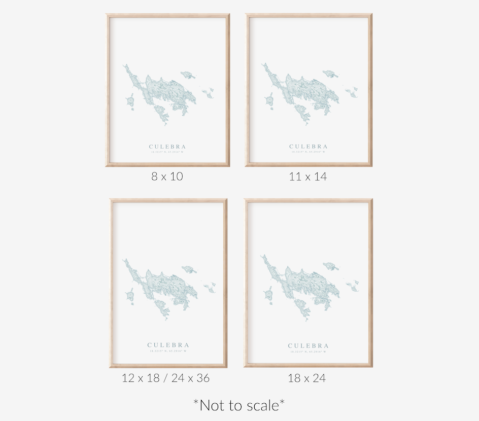 Culebra Map Print