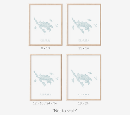 Culebra Map Print