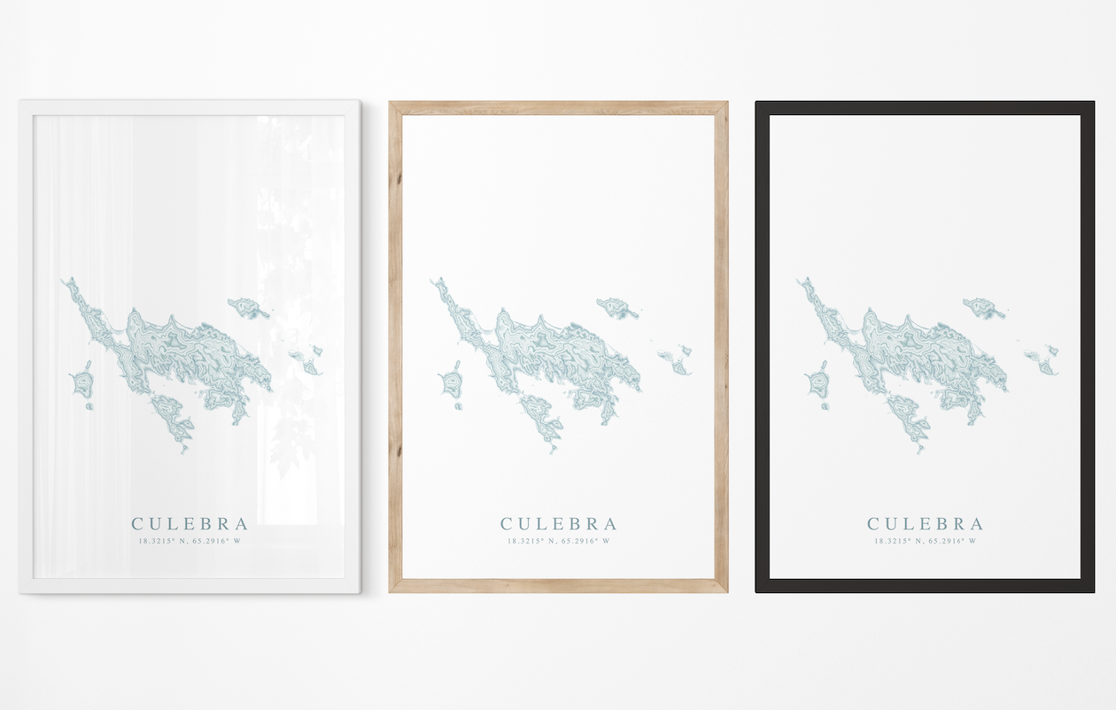 Culebra Map Print