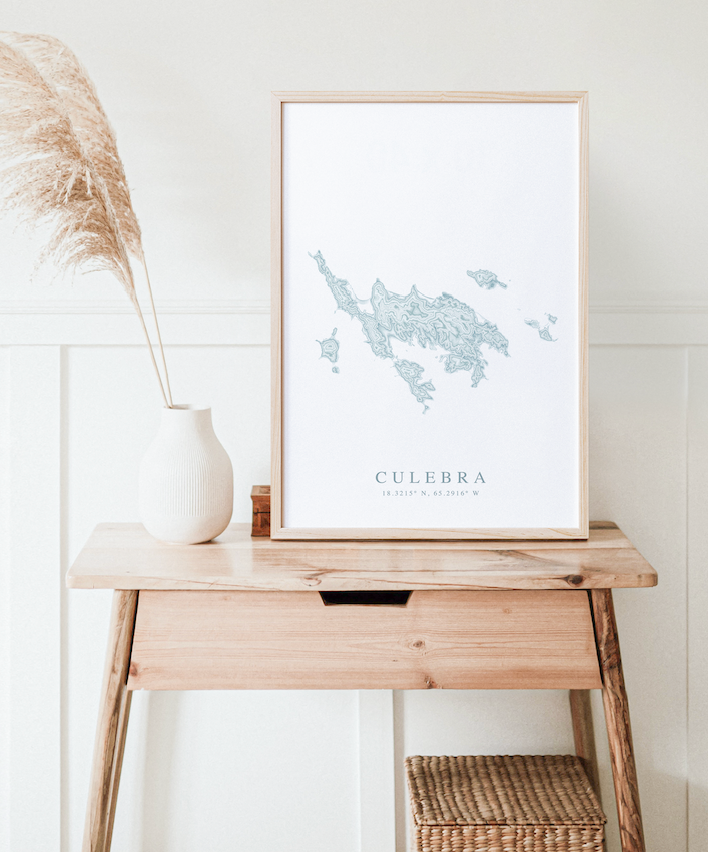 Culebra Map Print