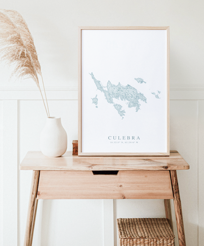 Culebra Map Print