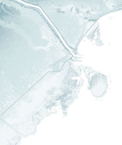 Lake Okeechobee Map Print