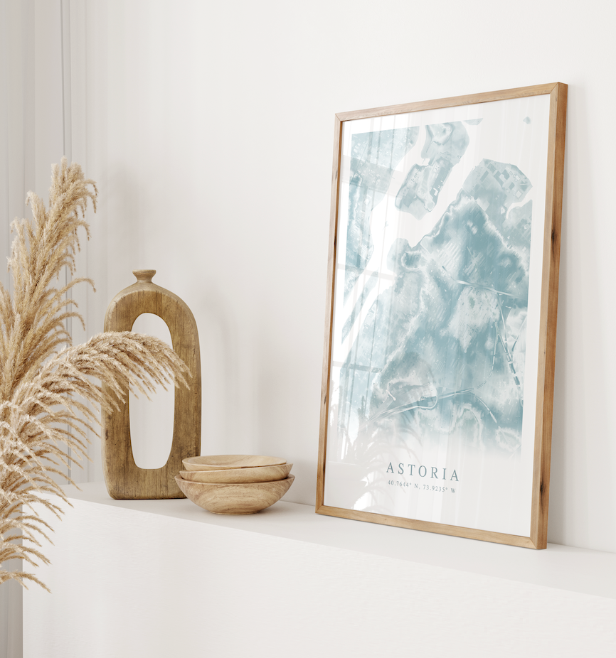 Astoria NY Map Print