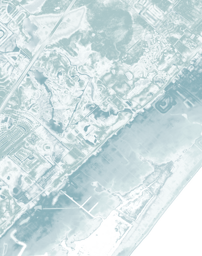 Garden City SC Map Print