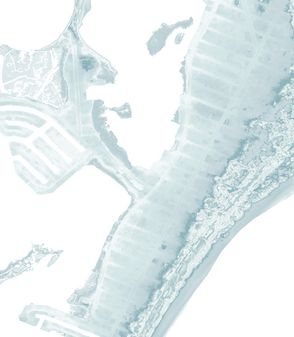 Barnegat Light Map Print