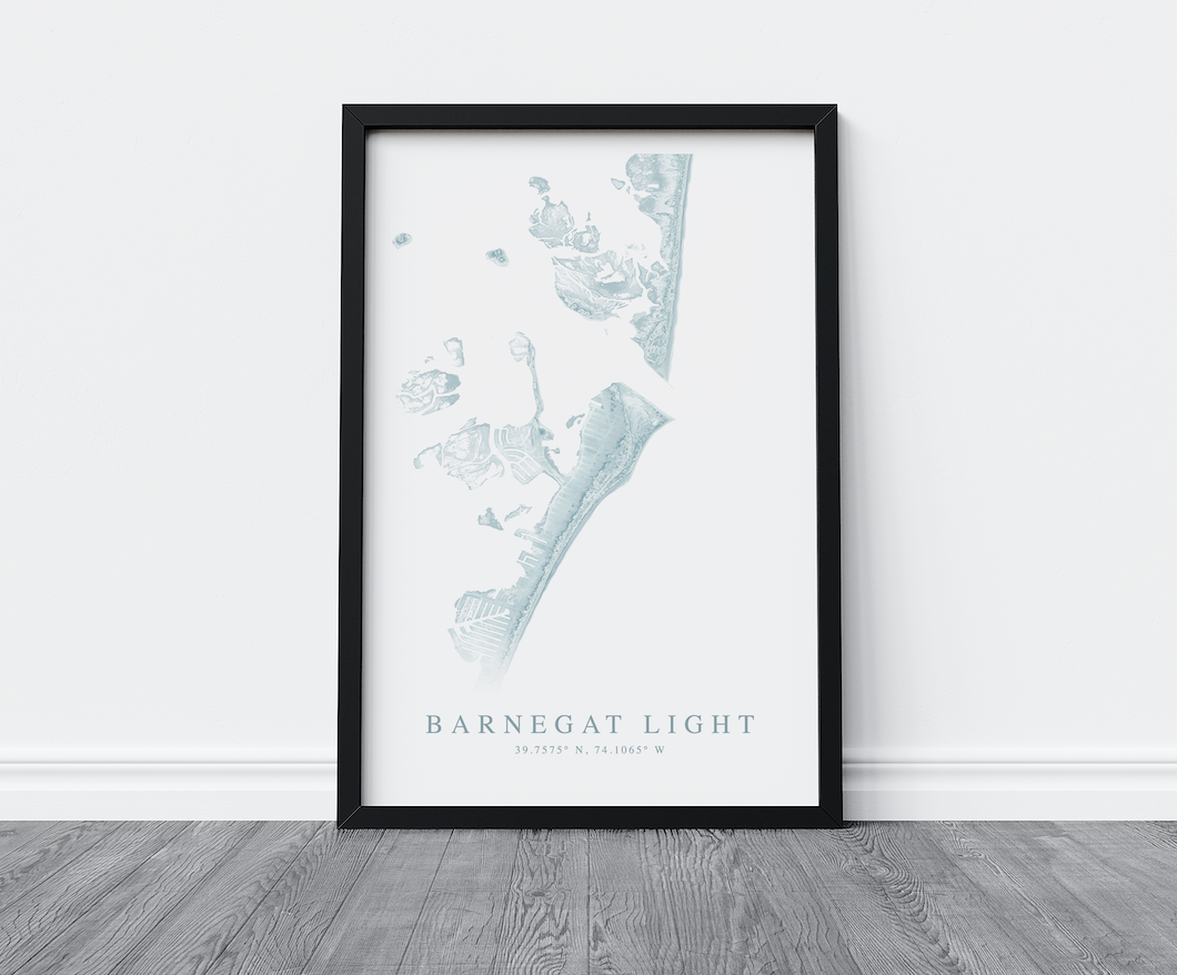 Barnegat Light Map Print