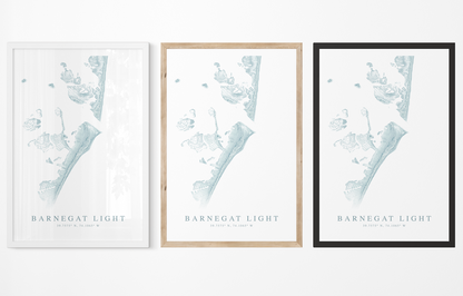 Barnegat Light Map Print