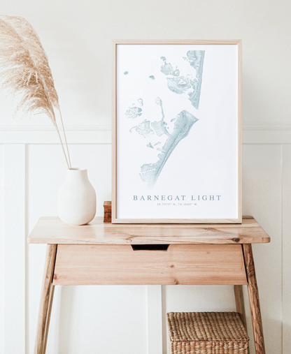 Barnegat Light Map Print