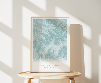 Lexington KY Map Print