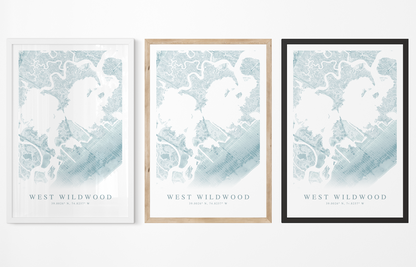 West Wildwood Map Print