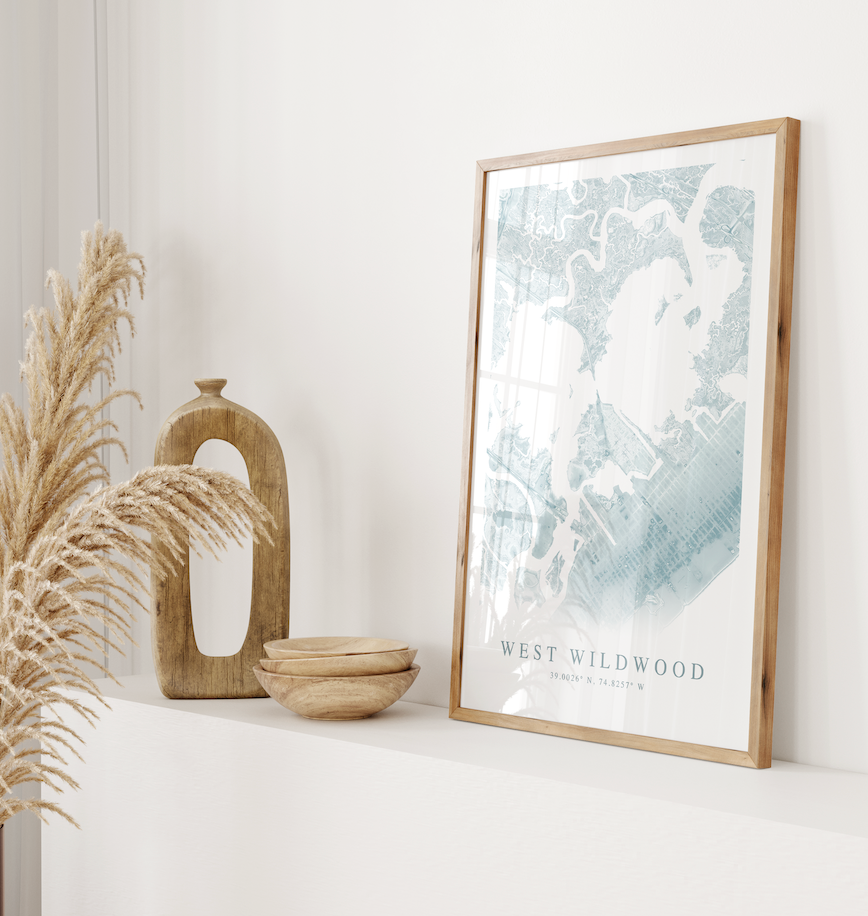 West Wildwood Map Print