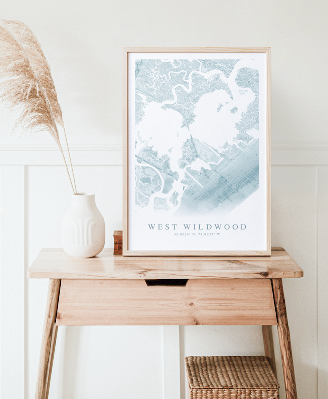 West Wildwood Map Print
