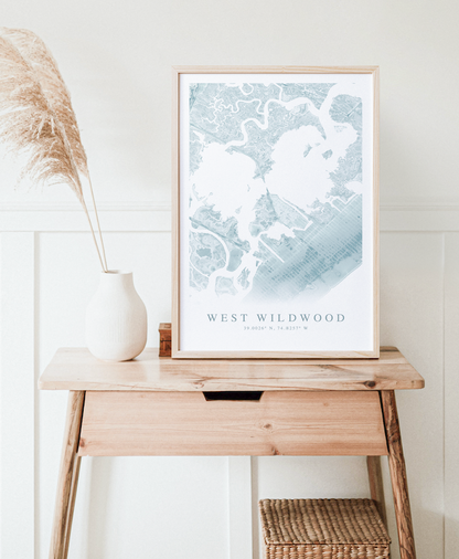West Wildwood Map Print
