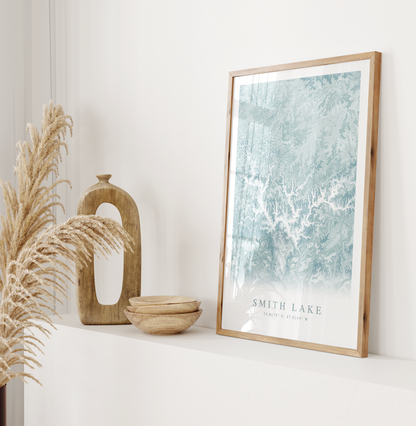 Smith Lake AL Map Print