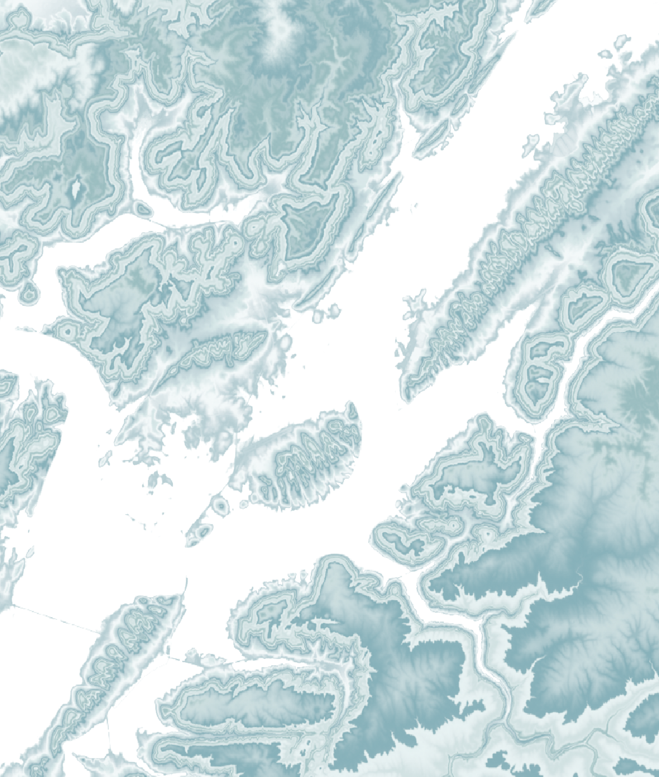 Guntersville Lake Map Print