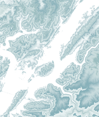 Guntersville Lake Map Print