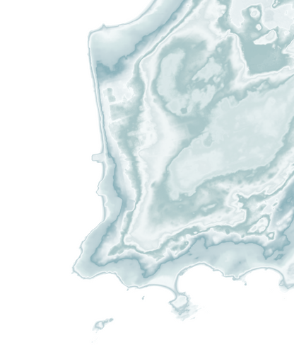 Peaks Island Map Print