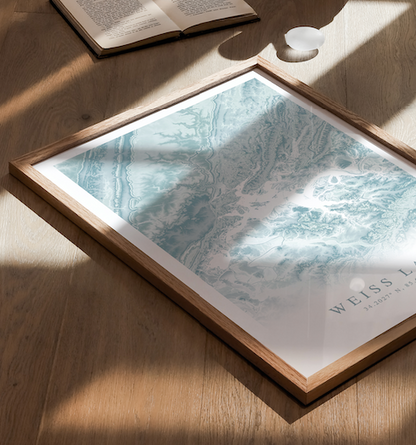 Weiss Lake Map Print