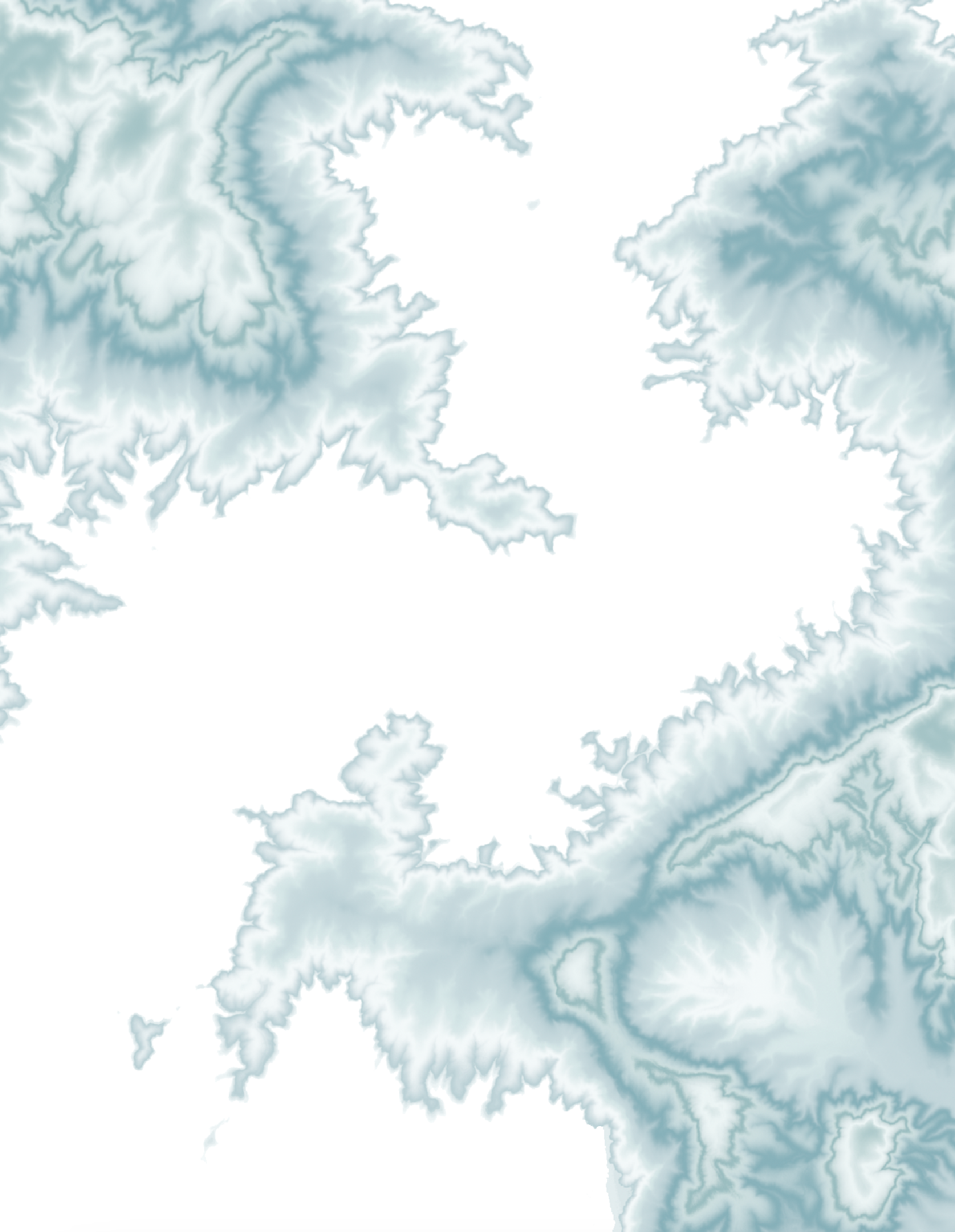 Lake Jocassee Map Print