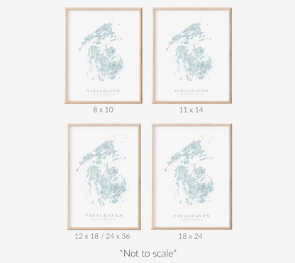 Vinalhaven Map Print
