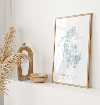 Vinalhaven Map Print