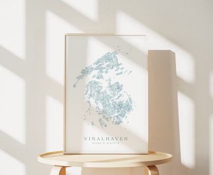 Vinalhaven Map Print