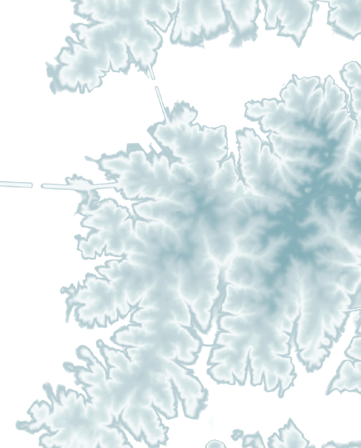 Jordan Lake Map Print