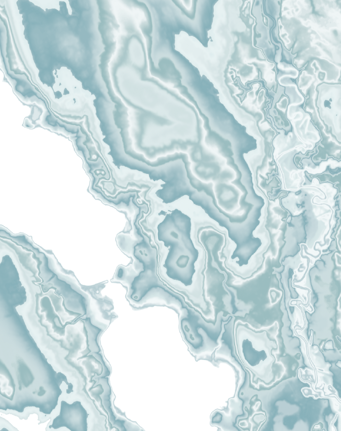 Long Lake ME Map Print