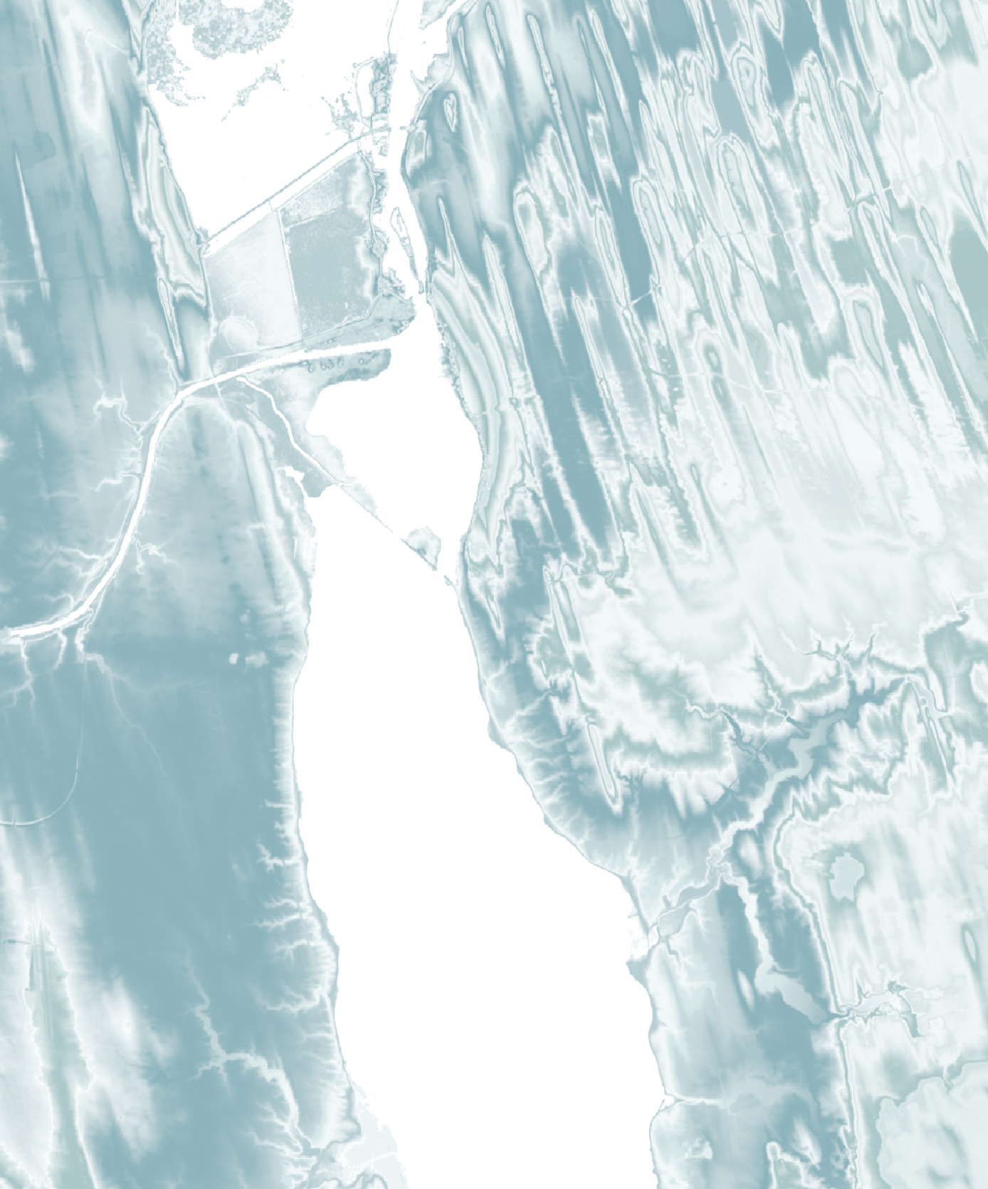 Cayuga Lake Map Print