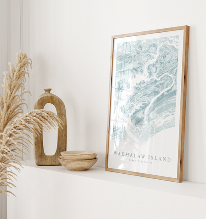 Wadmalaw Island Map Print